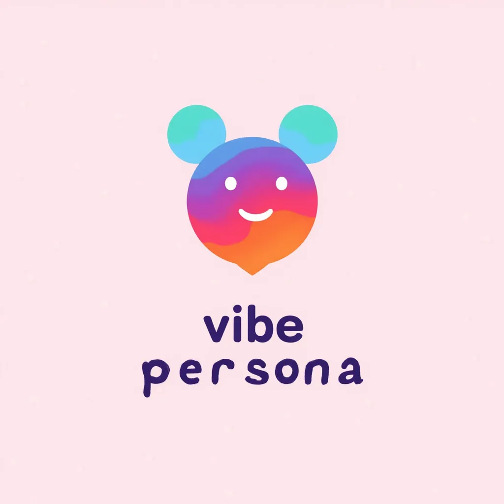 Create a logo for a web application called "Vibe Persona" that connects to your Spotify profile to create a Cultural Profile for users
