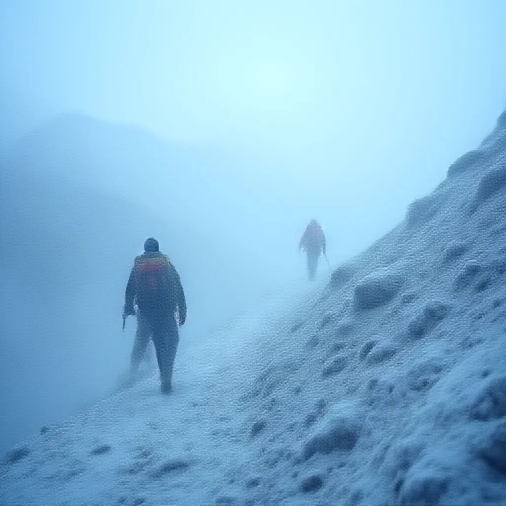 A lone adventurer, determined and focused, is scaling the challenging terrains surrounding Kedarnath Dham in the enchanted Himalayan ranges of Northern India. Engulfed by towering, snow-kissed peaks and vast expanses of untouched nature, he is on an intrepid journey to reach this revered Hindu temple, a site that is a vital part of the Chota Char Dham pilgrimage circuit. During his climb, he encounter a vivid spectrum of flora and fauna, which captivates him with its pure and untouched beauty. Despite the obstacles which include both perilous pathways and unpredictable weather, his steely resolve fuels his adventurous spirit, pushing him beyond his physical boundaries to the ultimate destination in his spiritual quest.
