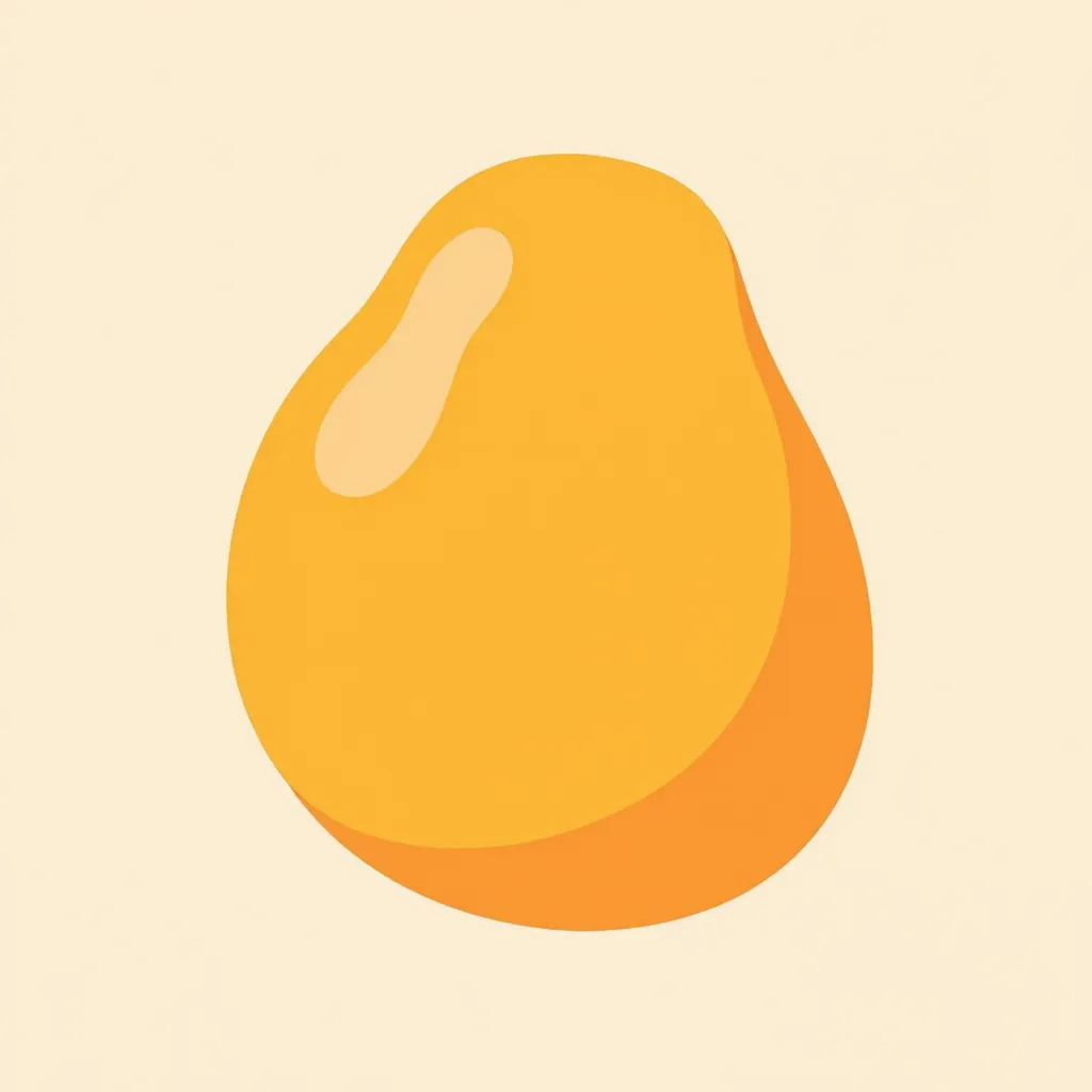 Create the chiquita logo but change the color to a more apricot or tropical tone 