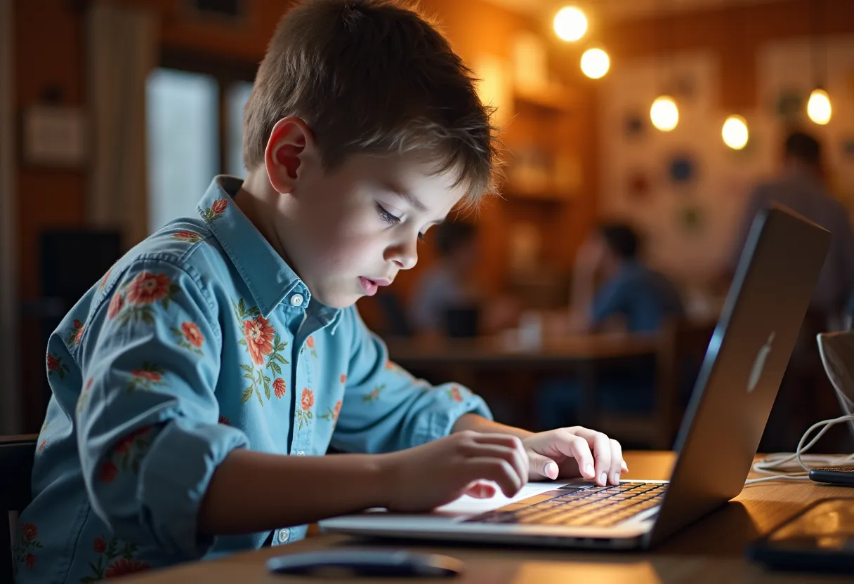 create clothing design studio digital studio in laptop who's running a boy

