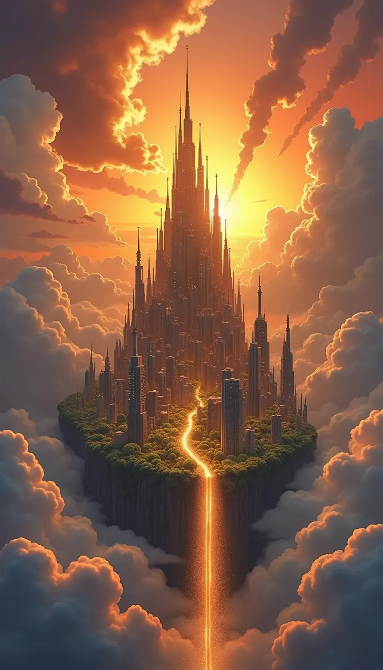 Develop an intricate and spectacular cityscape inspired by the given image. Utilize the unique features and elements present in the image such as the skyline, architectural style, geographical surroundings, color palette, and lighting. Take into consideration the layout and planning of the city, factoring in residential, commercial, and recreational areas. Consider incorporating sustainability practices and green spaces to make the city both visually stunning and environmentally friendly. Portray how the city would look during different times of the day, under various weather conditions, and during different seasons. Your design should connect aesthetically, functionally and emotionally with potential residents, taking into account a harmonious blend of traditional and modern architectural elements derived from the image.
