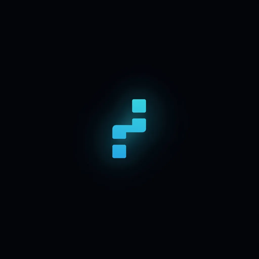 Design a modern, abstract logo for a company called Stak Growth. The logo should visually represent the concept of “stacking”—blocks, tiles, or layers being built upward or forward. It should:

Be abstract, not literal (don’t use charts, arrows, or dollar signs)

Use simple geometric forms (squares, rectangles, or soft blocks) arranged to imply stacking or layered progress

Fit a dark background (black or very dark gray)

Use a blue-to-teal gradient to match the website's glow/branding

Be clean and scalable—no unnecessary detail

Feel futuristic, structured, and intelligent

Match a modern tech brand that works with AI, automation, and content wablogo, logo, Minimalist