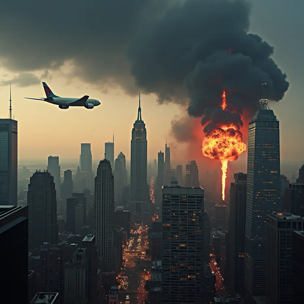 Craft an intense and deeply moving narrative that describes the harrowing events of 9/11 when two airliners, under the control of hijackers, are on course towards the World Trade Center towers. The narrative should embody the overwhelming tension, fear and sense of impending doom that defined the most fateful moment of that day. It should capture the horror from the perspectives of several different characters such as passengers on board the doomed planes, office workers in the Twin Towers, emergency responders, and ordinary New York City residents and tourists who witness it from the streets. The narrative should contain vivid descriptions of the planes, the city's towering skyline, the towers themselves and the general urban atmosphere, capturing effectively the dread swell that had seized this otherwise ordinary Tuesday morning in September. Please remember to handle this sensitive topic with utmost respect and empathy, focusing more on aspects of human spirit and resilience rather than graphic and violent details.