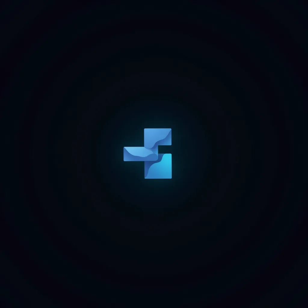 Design a modern, abstract logo for a company called Stak Growth. The logo should visually represent the concept of “stacking”—blocks, tiles, or layers being built upward or forward. It should:

Be abstract, not literal (don’t use charts, arrows, or dollar signs)

Use simple geometric forms (squares, rectangles, or soft blocks) arranged to imply stacking or layered progress

Fit a dark background (black or very dark gray)

Use a blue-to-teal gradient to match the website's glow/branding

Be clean and scalable—no unnecessary detail

Feel futuristic, structured, and intelligent

Match a modern tech brand that works with AI, automation, and content wablogo, logo, Minimalist
