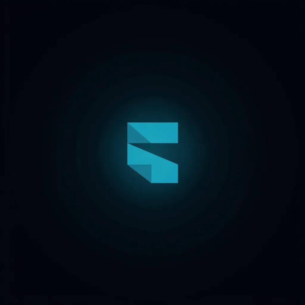 Design a modern, abstract logo for a company called Stak Growth. The logo should visually represent the concept of “stacking”—blocks, tiles, or layers being built upward or forward. It should:

Be abstract, not literal (don’t use charts, arrows, or dollar signs)

Use simple geometric forms (squares, rectangles, or soft blocks) arranged to imply stacking or layered progress

Fit a dark background (black or very dark gray)

Use a blue-to-teal gradient to match the website's glow/branding

Be clean and scalable—no unnecessary detail

Feel futuristic, structured, and intelligent

Match a modern tech brand that works with AI, automation, and content wablogo, logo, Minimalist