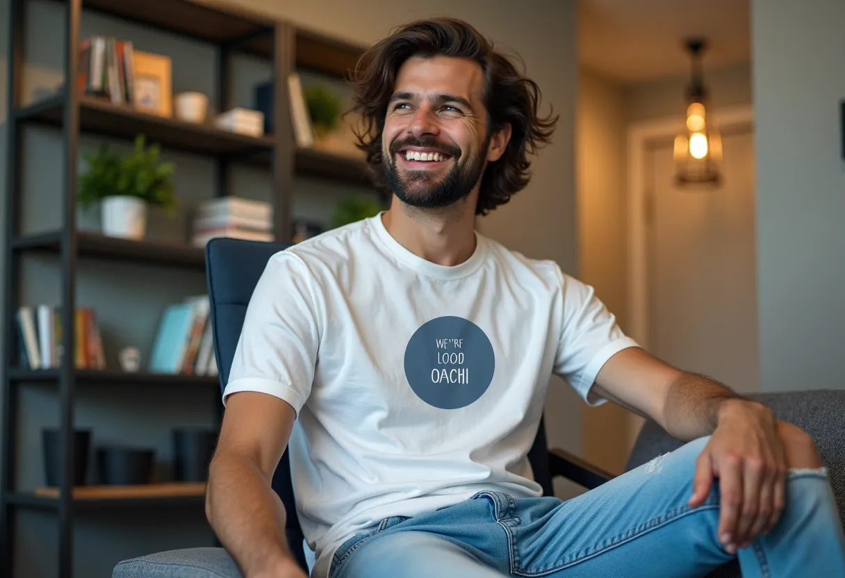 Photo of finished product/happy customer as we are creating clothing website so From concept to creation, we ensure your designs are printed with the highest quality materials.