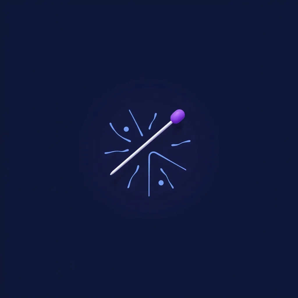 A logo for a company called "Orkastrate" Conductor’s Baton + Flow Lines
Visual: A minimalist baton (like a music conductor uses) with fluid lines or waves extending outward—representing orchestration of tasks, teams, or features.

Style: Thin, elegant lines; abstract but expressive.

Color: Deep blue and silver or gradient purples for a high-tech feel. wablogo, logo, Minimalist