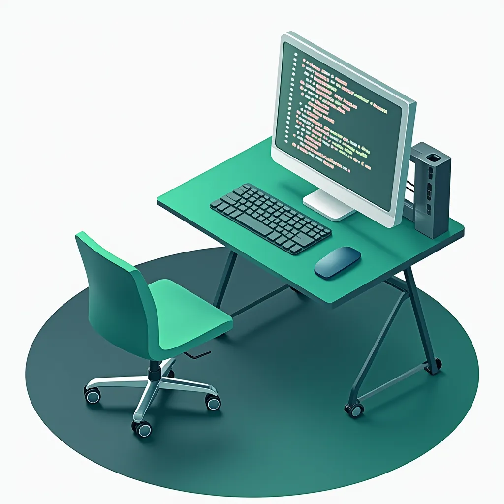 hacker sit on the chair and hacking the website